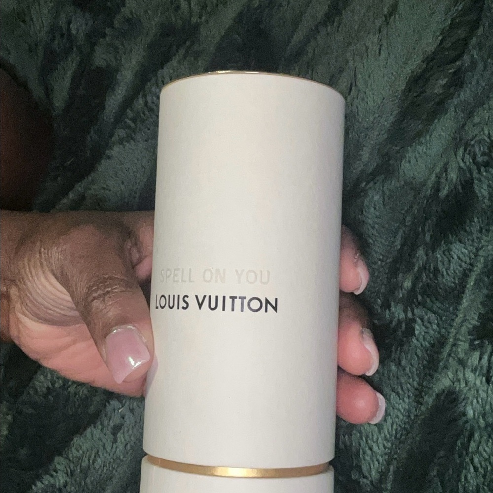 Louis Vuitton Cream and Gold Scented Cylinder